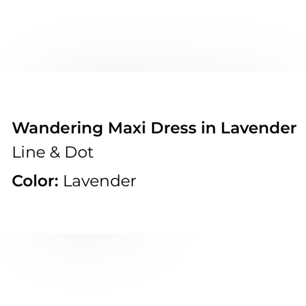 Line & Dot Lilac Asymmetrical Crochet Dress - Picture 2 of 2